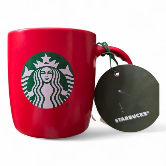 Starbucks Other - NEW Starbucks 2025 Classic Red Coffee Mug 11 Oz Mermaid Logo Matte Finish NEW